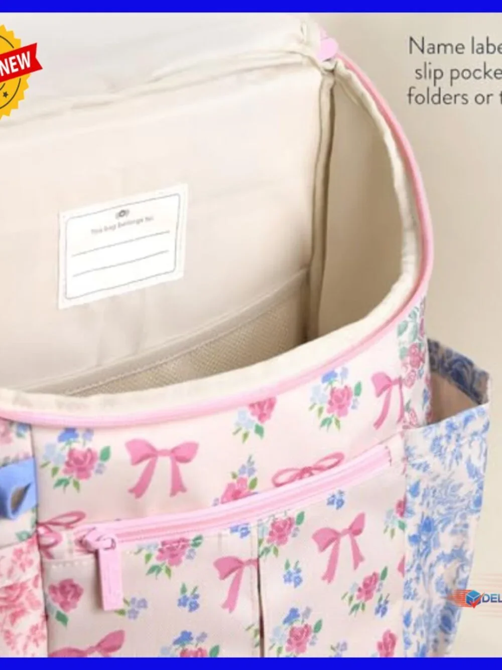 Kids Backpack with Trolley Sleeve, Padded Straps, School Ready